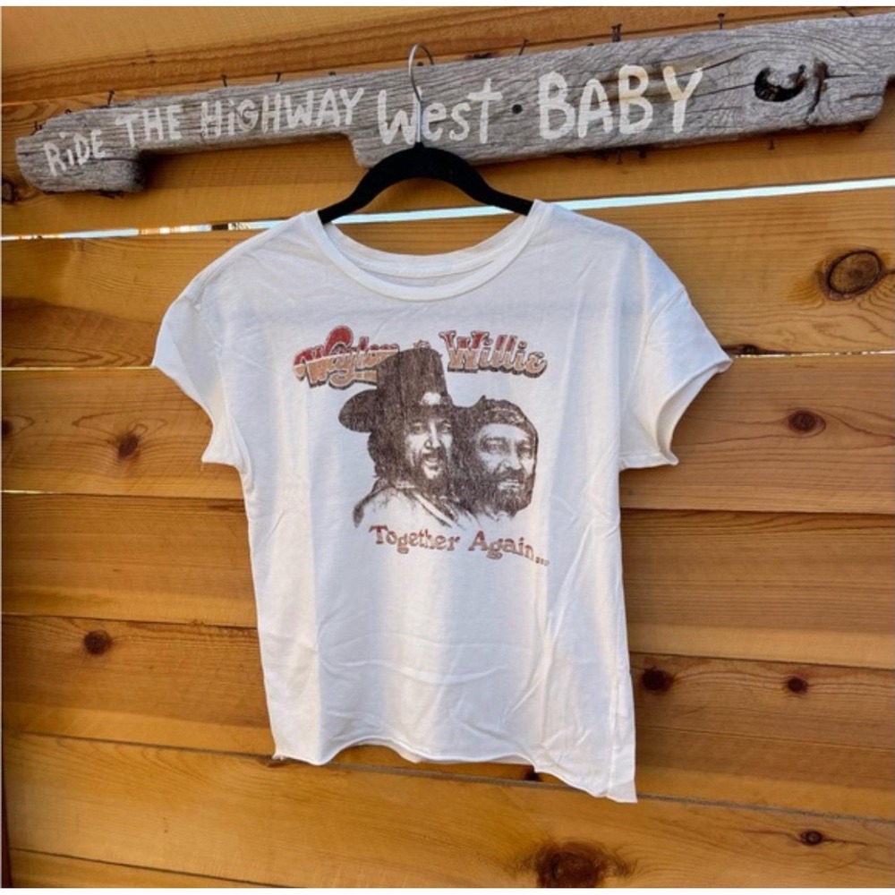 NWT‎ Midnight Rider VTG  style  Waylon Jennings Willie Nelson SMALL